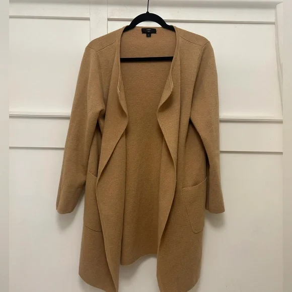 J. Crew Juliette Collarless Sweater Blazer in Heather Khaki Size medium - Picture 3 of 5